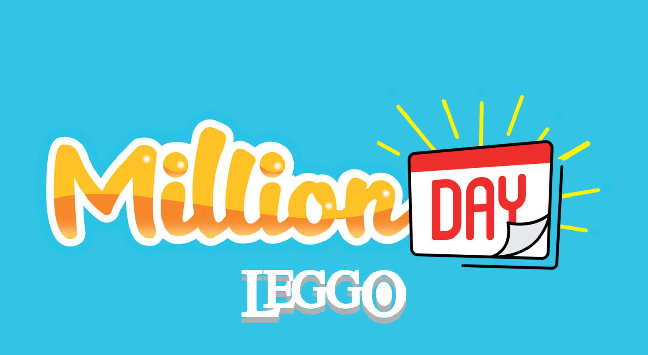 Schedina Million Day su sfondo blu