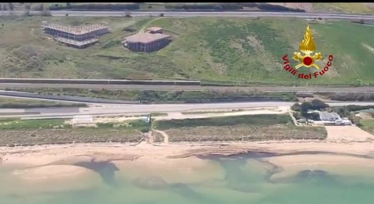 La frana in Molise si è fermata, le immagini del sorvolo del fronte