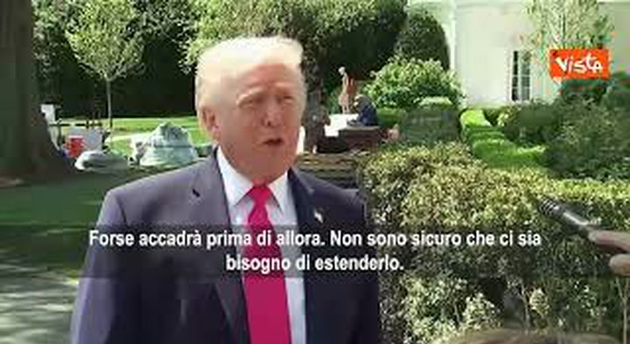 Trump: Se non ci sarà accordo con l'Iran i combattimenti riprenderanno