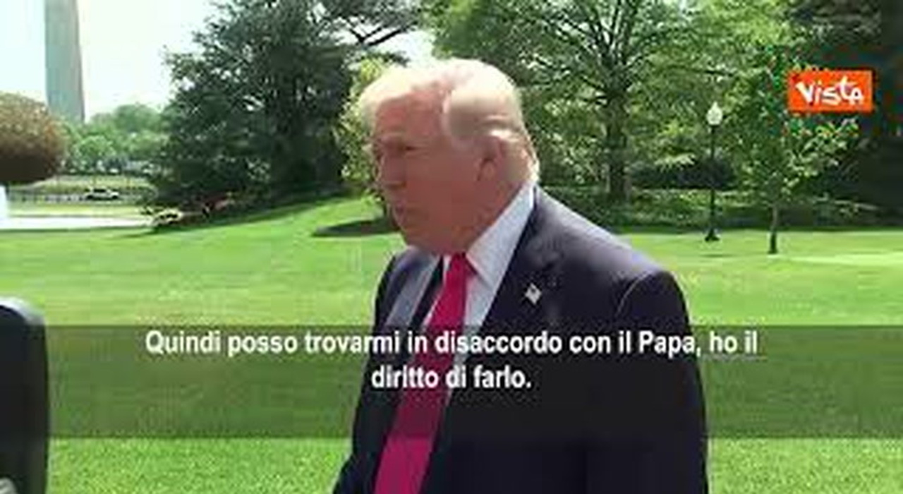 Trump: Non ho nulla contro il Papa, ma non sono d'accordo con lui, suo fratello è Maga