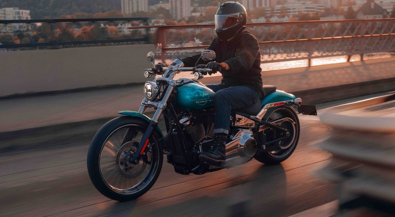 Un modello Harley