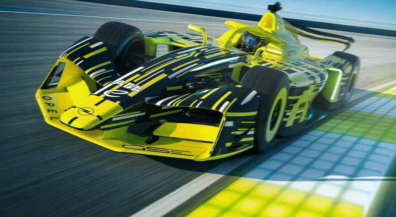la monoposto Gen4 con la quale Opel Gse debutter&agrave; nel mondiale elettrico