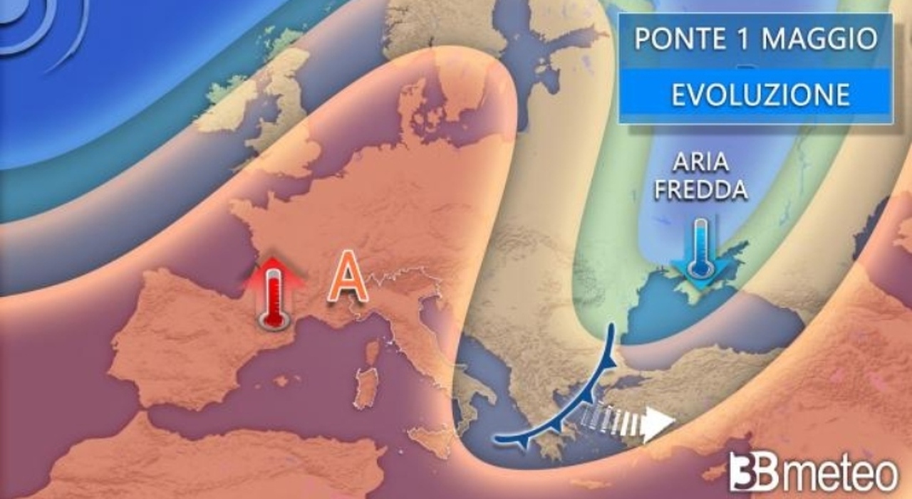 meteo freddo artico in arrivo maltempo e calo termico prima del ritorno dellanticiclone entro il primo maggio