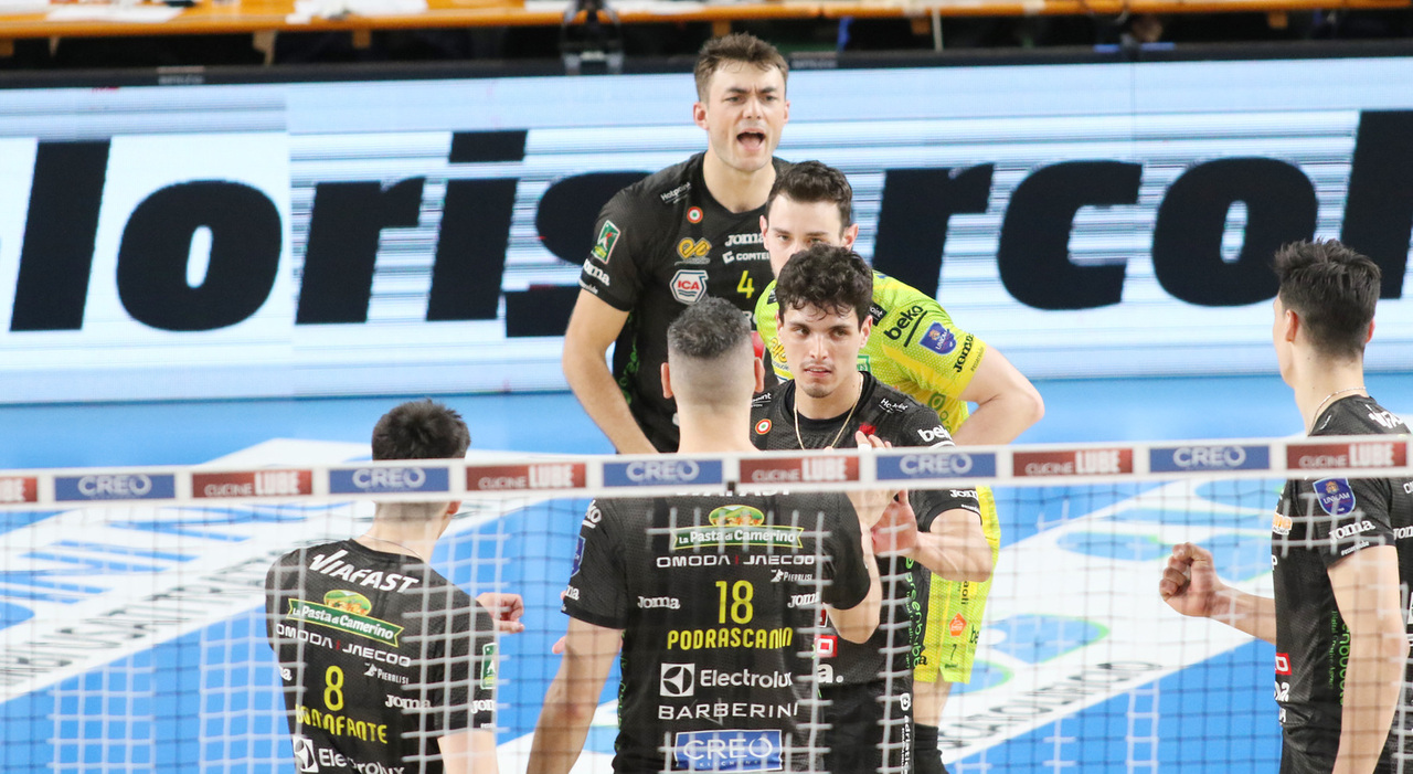 La Lube a caccia dell'impresa: stasera Civitanova cerca un blitz d?autore a Perugia per portare la finale a gara 4 all?Eurosuole Forum