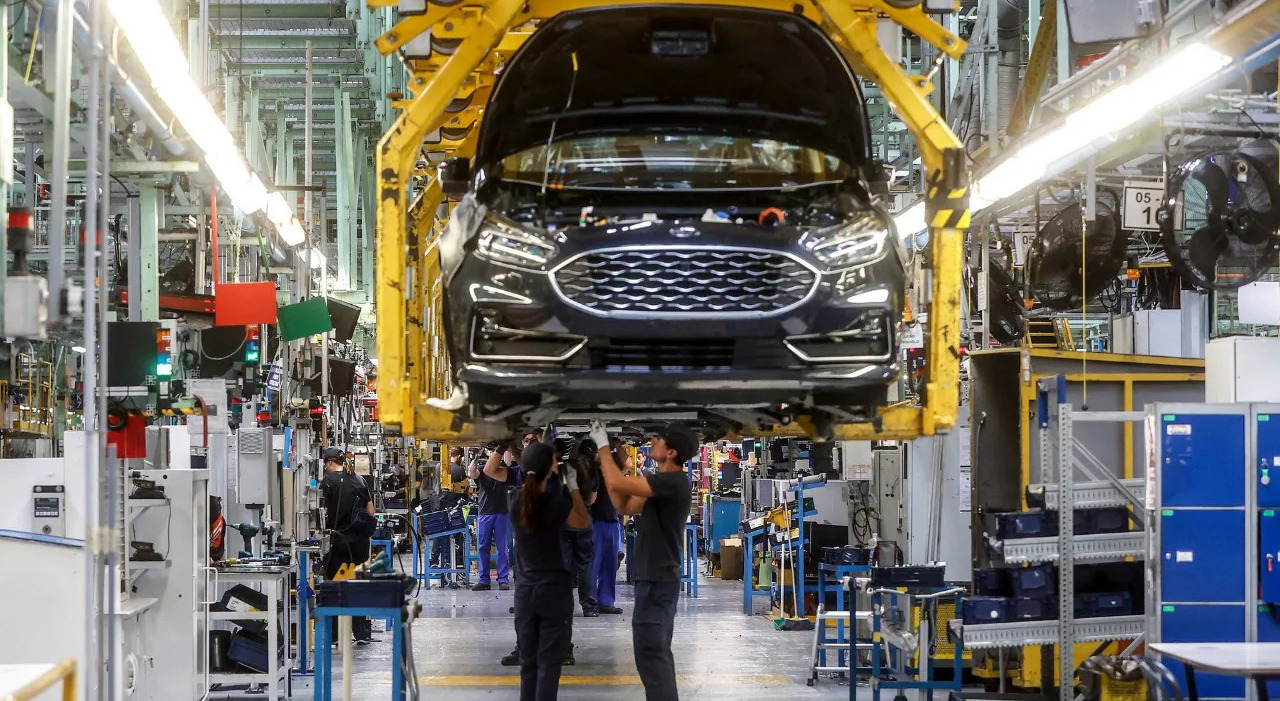 Una fabbrica spagnola di Ford