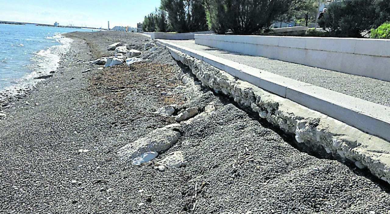 bari a san girolamo la spiaggia 232 a met224 restano i ciottoli da Quotidianodipuglia.it bari a san girolamo la spiaggia 232 a met224 restano i ciottoli