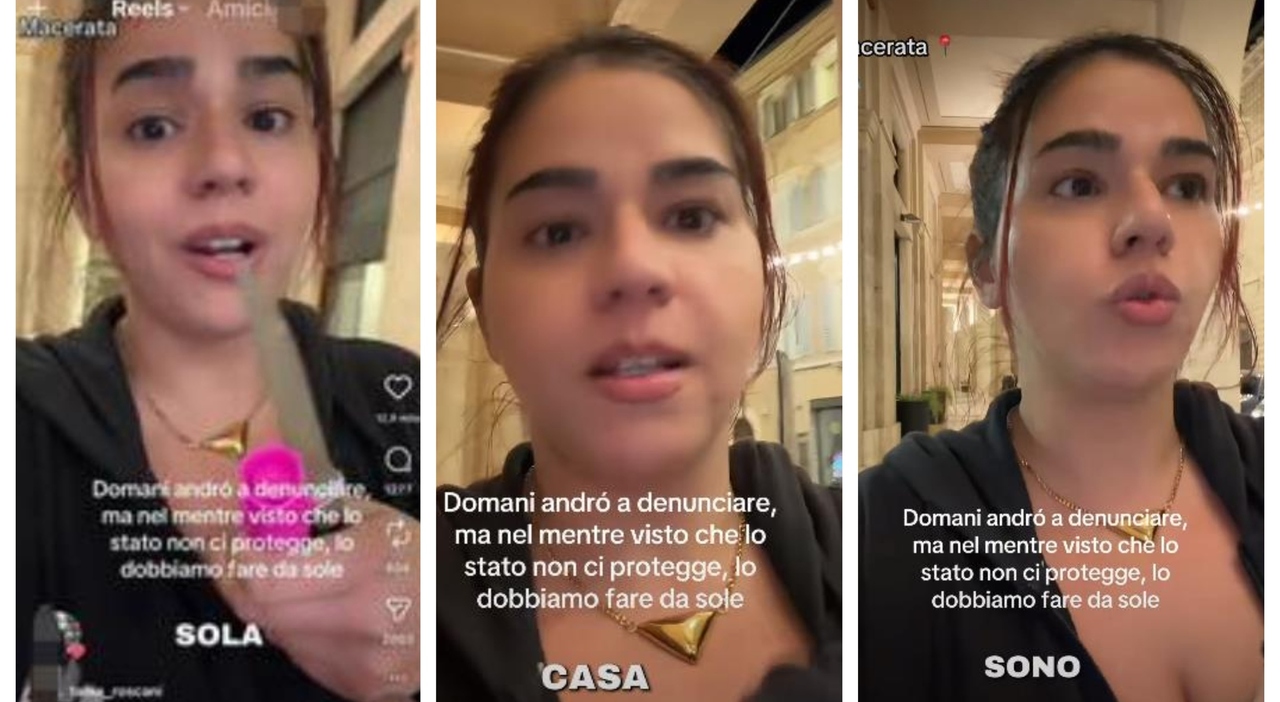 tania roscani pedinata in centro a macerata pubblica un video con coltello e spray al peperoncino lo stato non ci protegge dobbiamo fare da sole da Corriereadriatico.it tania roscani pedinata in centro a macerata pubblica un video con coltello e spray al peperoncino lo stato non ci protegge dobbiamo fare da sole