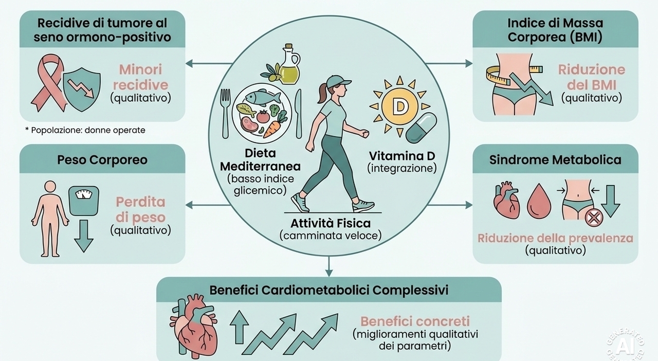 Tumore: Stile di vita migliora l'efficacia delle cure, studio conferma