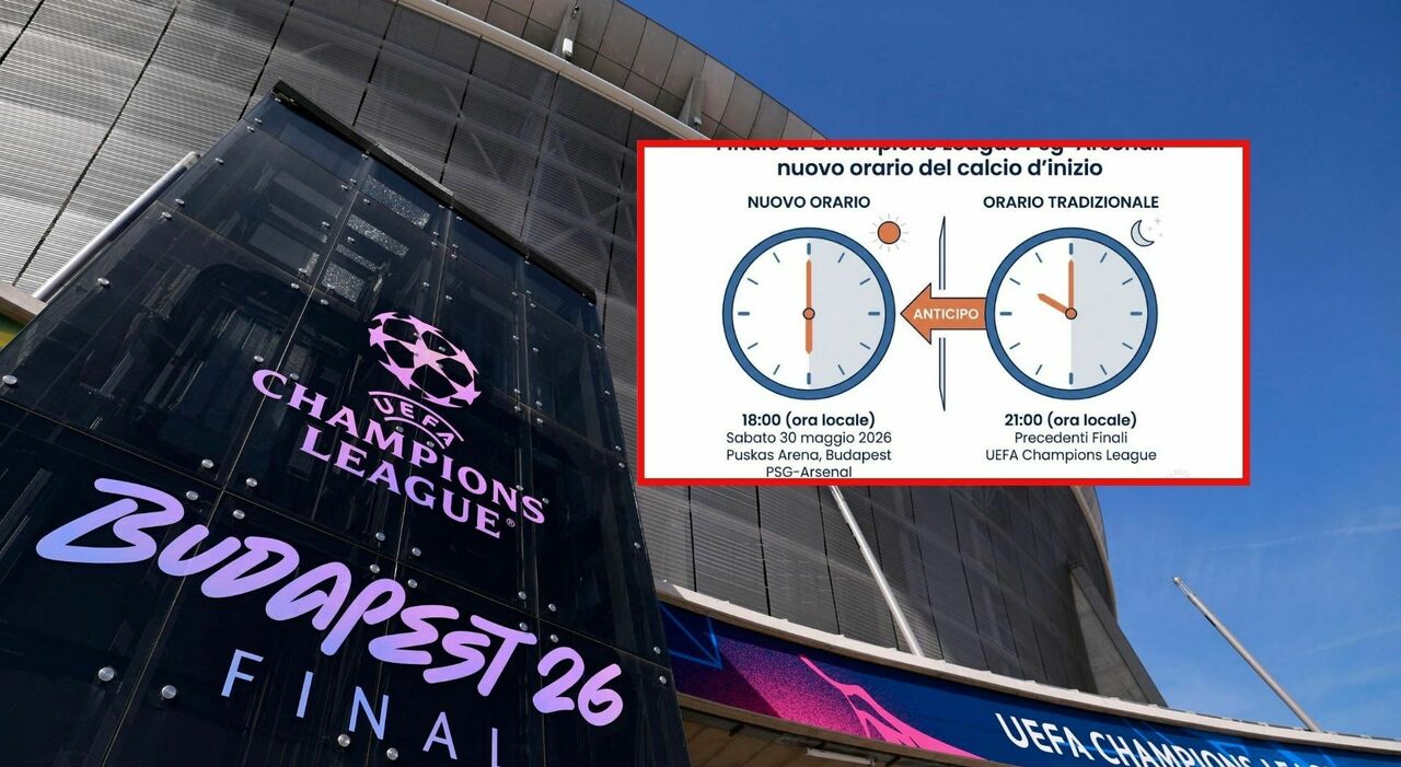 psg arsenal perch233 232 cambiato l orario della finale di champions league da Ilmessaggero.it psg arsenal perch233 232 cambiato l orario della finale di champions league