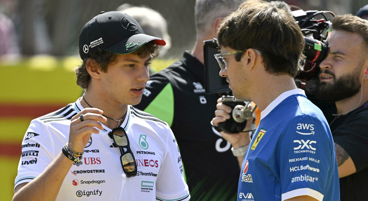 Kimi Antonelli e Charles Leclerc