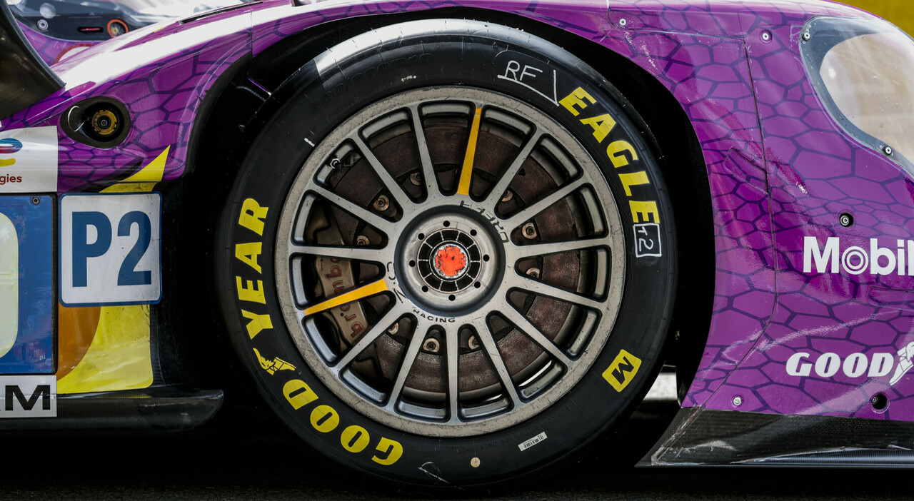 Un pneumatico Goodyear su una LMP2