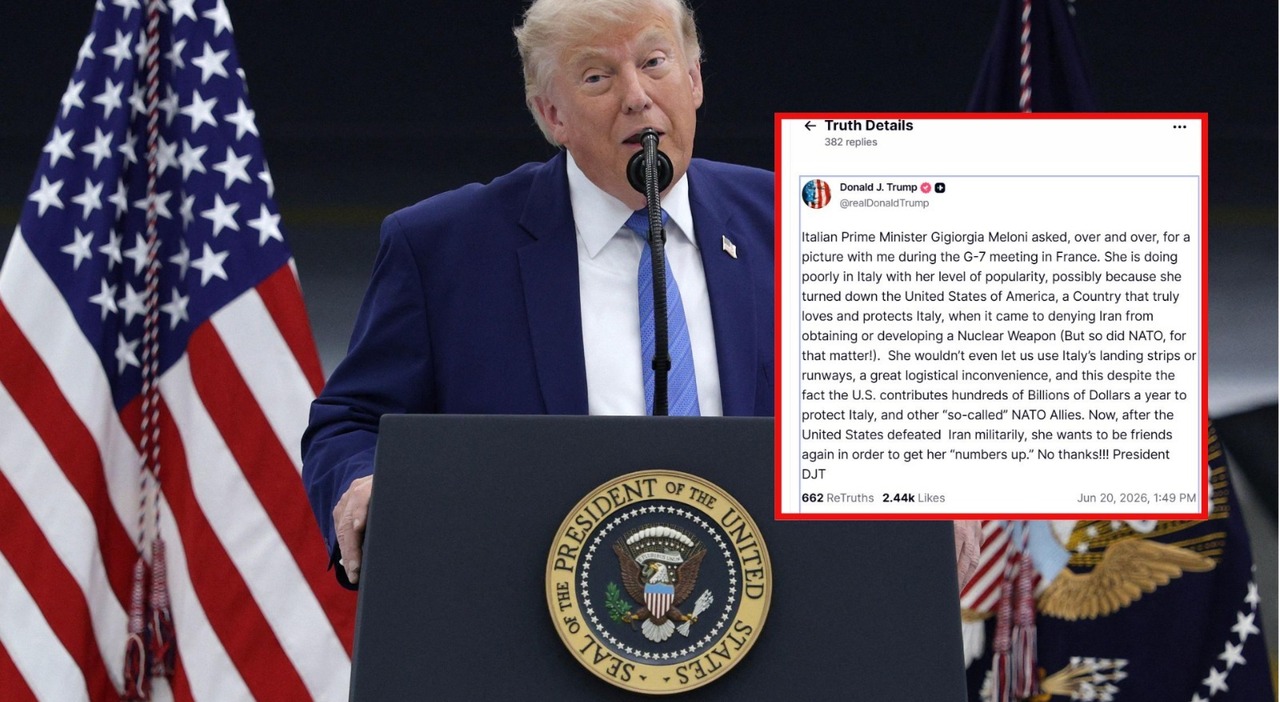 trump di nuovo contro meloni vuole tornare mia amica per risalire nei sondaggi sua popolarit224 in calo il tycoon torna ad attaccare la premier da Ilmessaggero.it trump di nuovo contro meloni vuole tornare mia amica per risalire nei sondaggi sua popolarit224 in calo il tycoon torna ad attaccare la premier