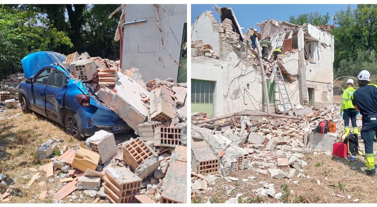 fuga di gas esplode e crolla una casa colonica a rosora 71enne estratto vivo delle macerie ustioni nell 80 del corpo 232 grave da Corriereadriatico.it fuga di gas esplode e crolla una casa colonica a rosora 71enne estratto vivo delle macerie ustioni nell 80 del corpo 232 grave