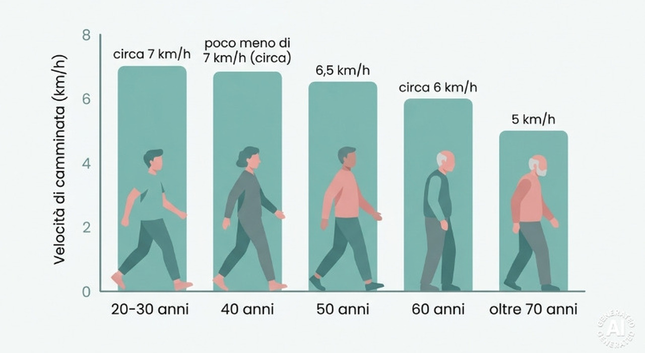 Longevità e salute: la velocità del passo rivela il nostro benessere