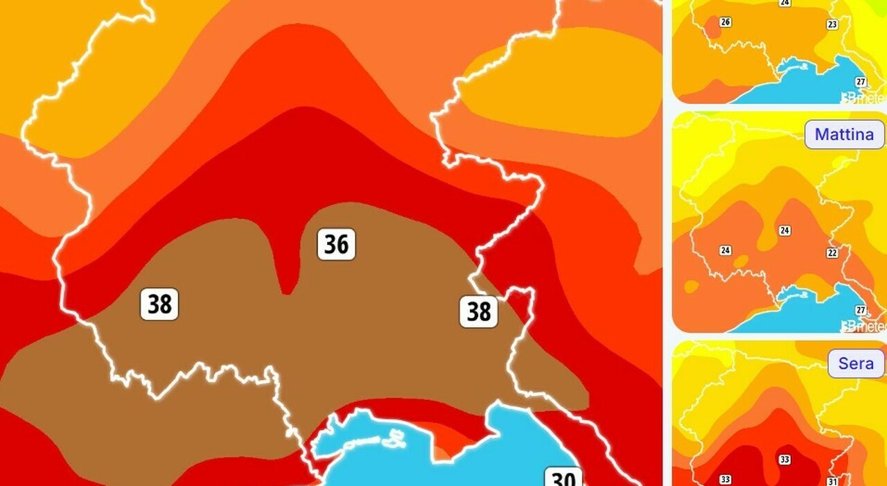 caldo e afa su veneto e friuli sar224 un weekend torrido temperature fino a 38176 le previsioni e i consigli per proteggersi da Ilgazzettino.it caldo e afa su veneto e friuli sar224 un weekend torrido temperature fino a 38176 le previsioni e i consigli per proteggersi