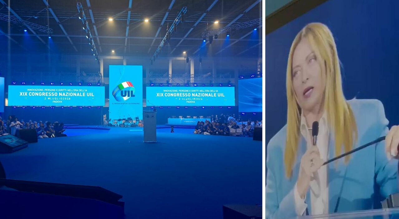 giorgia meloni al congresso uil tra mr rain il grazie al bomba e il saluto ai delegati siete la voce di migliaia di persone da Ilgazzettino.it giorgia meloni al congresso uil tra mr rain il grazie al bomba e il saluto ai delegati siete la voce di migliaia di persone