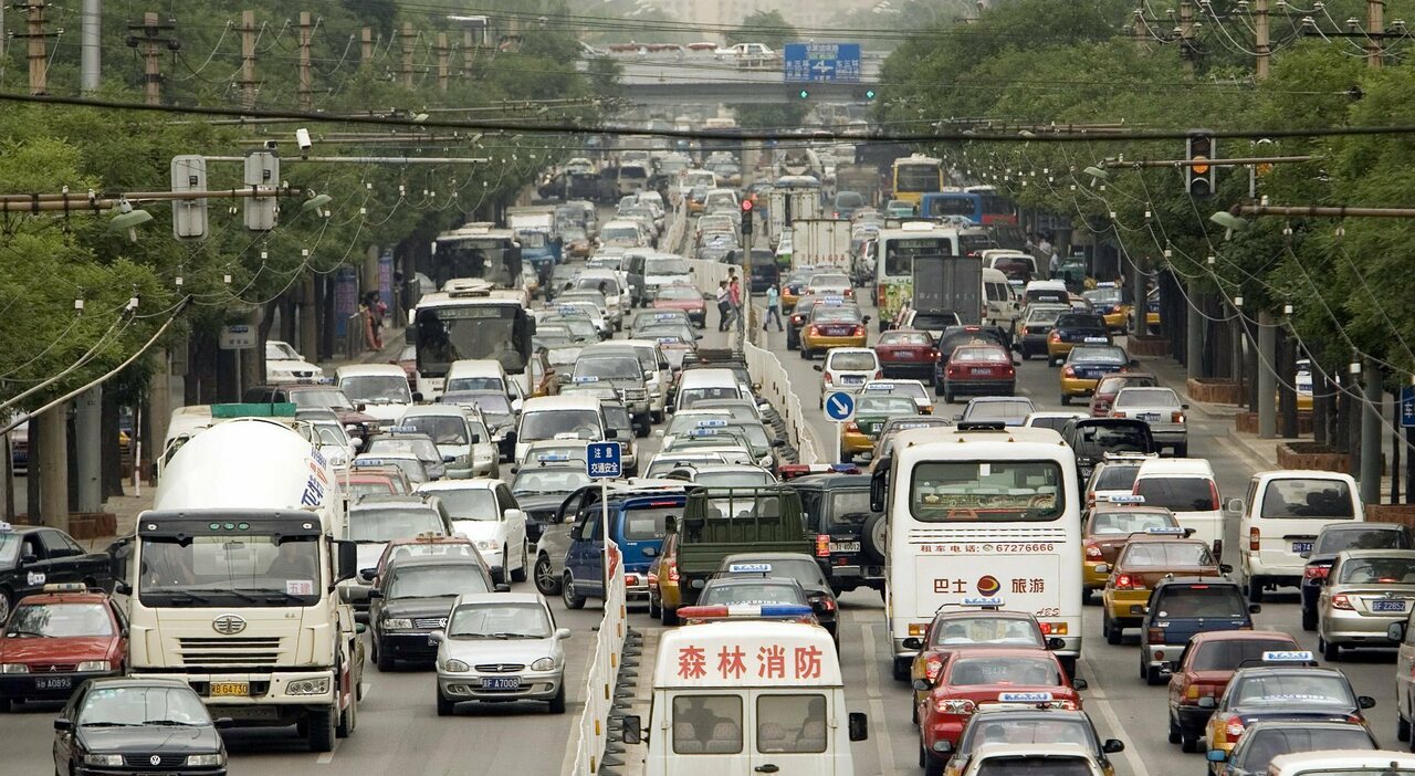 Traffico a Pechino