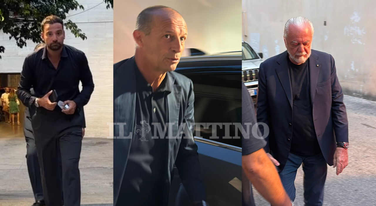 allegri a napoli a cena con aurelio de laurentiis e giovanni manna da Ilmattino.it allegri a napoli a cena con aurelio de laurentiis e giovanni manna