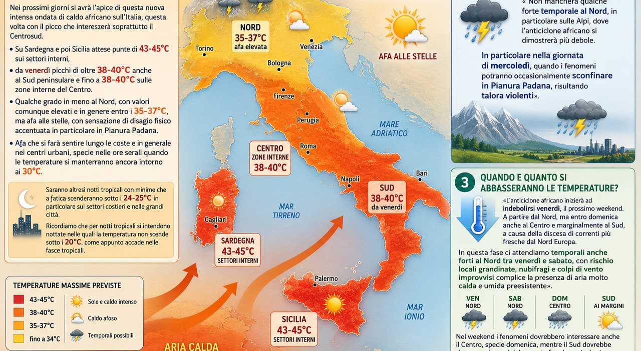 caldo fine in arrivo con l aria fredda del nord europa temperature gi249 di 8 gradi temporali violenti e grandinate quando e dove la mappa da Ilmessaggero.it caldo fine in arrivo con l aria fredda del nord europa temperature gi249 di 8 gradi temporali violenti e grandinate quando e dove la mappa