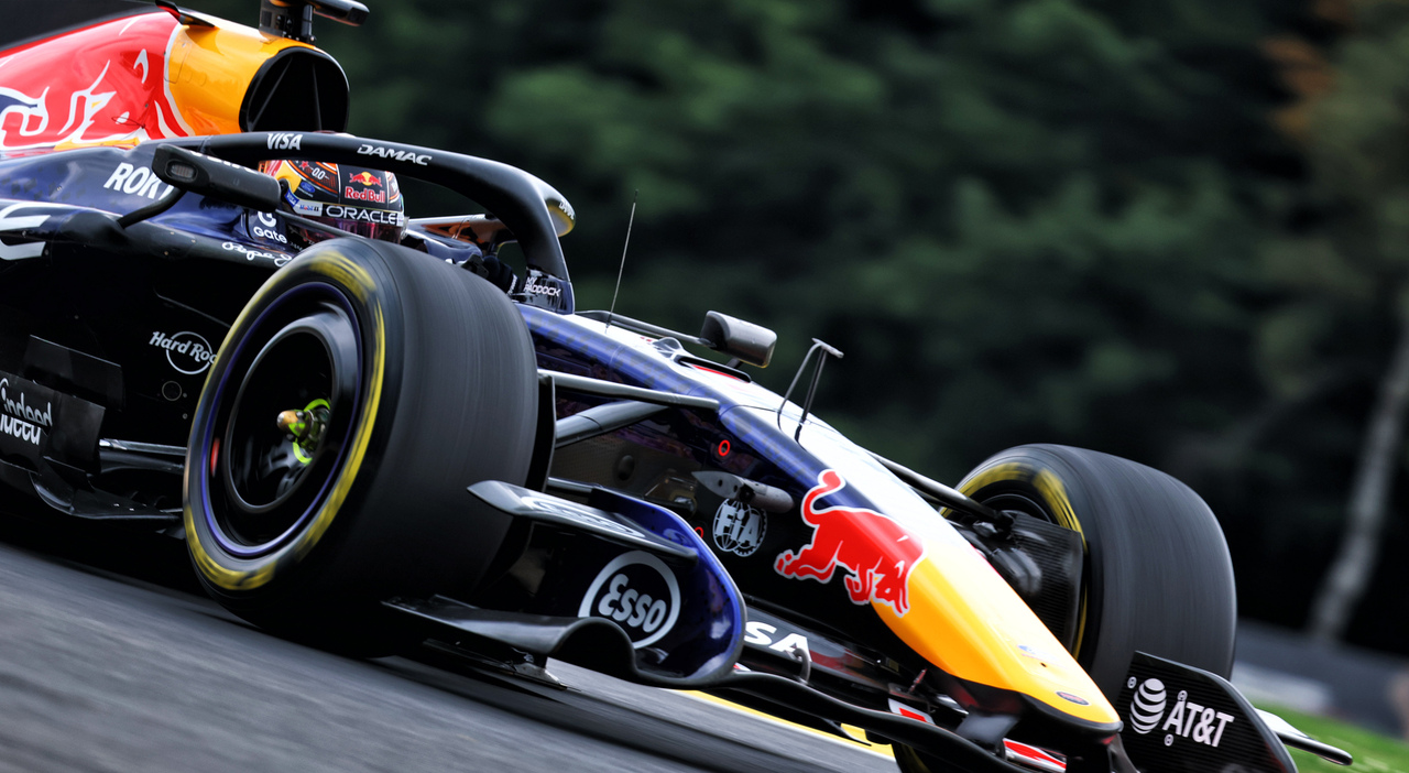 La Red Bull di Max Verstappen a Spa