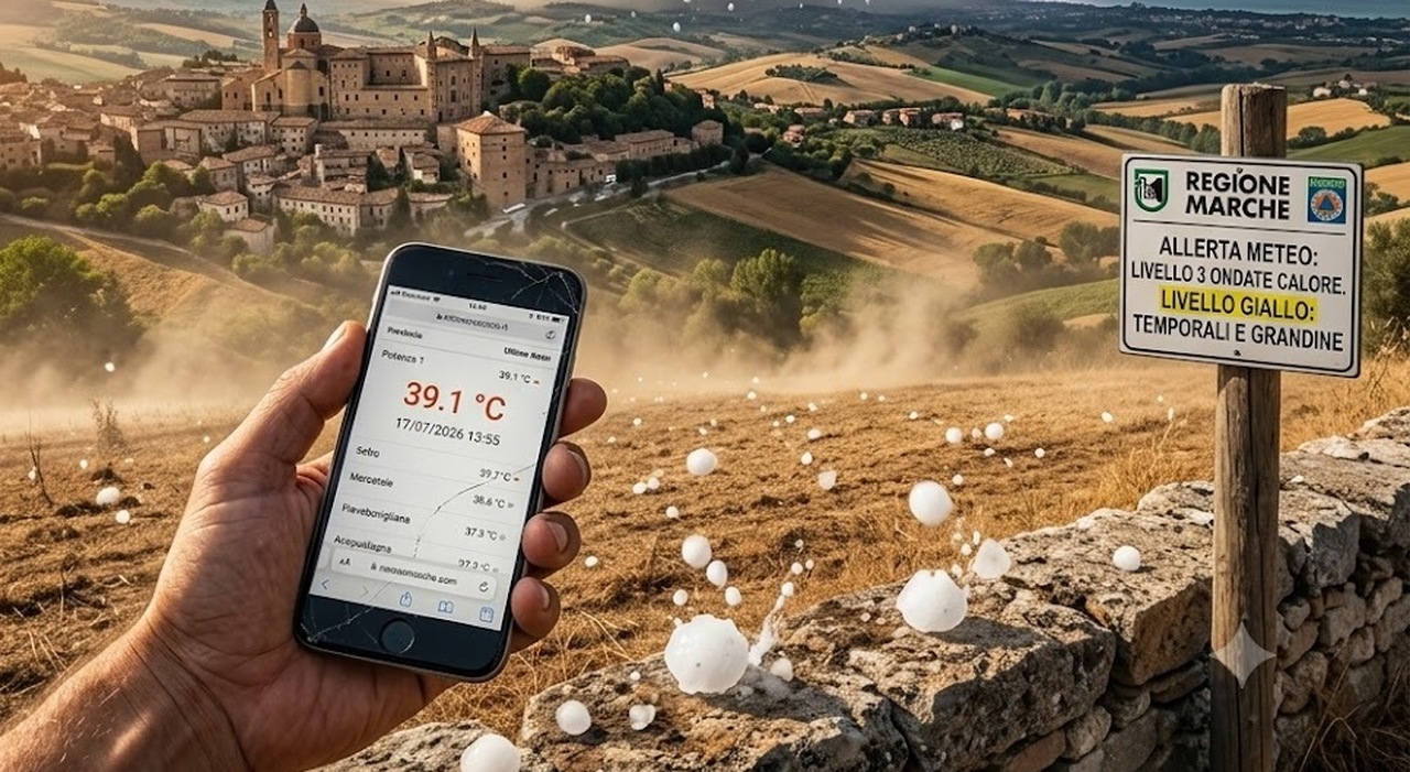 marche tra afa asfissiante e improvvisi temporali weekend di meteo estremo con picchi di 39176c e allerta grandine ecco cosa succede da Corriereadriatico.it marche tra afa asfissiante e improvvisi temporali weekend di meteo estremo con picchi di 39176c e allerta grandine ecco cosa succede