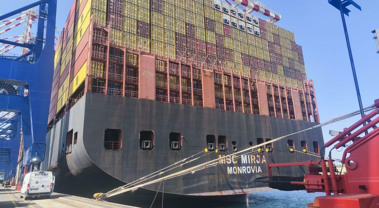La nave cargo Msc Mirja