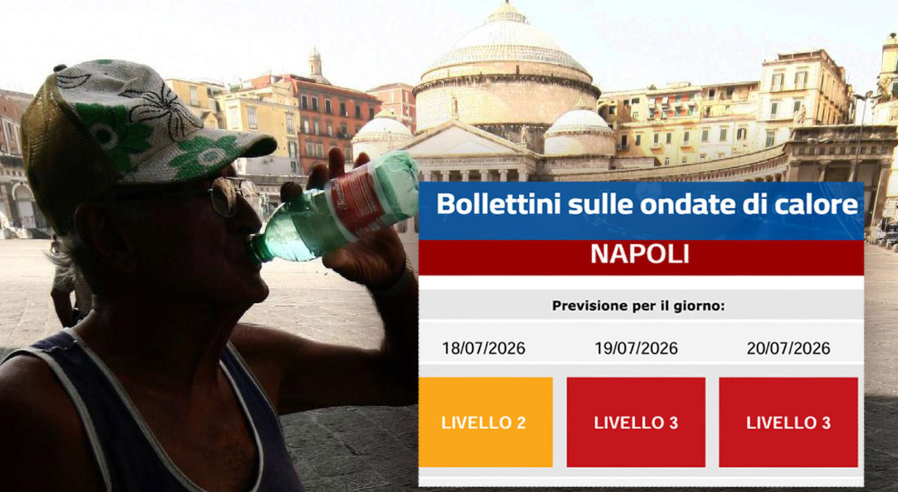 napoli da bollino rosso per il caldo 232 allarme temperature roventi per due giorni da Ilmattino.it napoli da bollino rosso per il caldo 232 allarme temperature roventi per due giorni