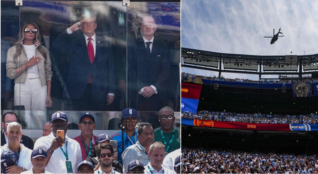 trump alla finale dei mondiali l arrivo show in elicottero in tribuna tra la moglie melania e infantino e stavolta niente fischi da Ilmessaggero.it trump alla finale dei mondiali l arrivo show in elicottero in tribuna tra la moglie melania e infantino e stavolta niente fischi