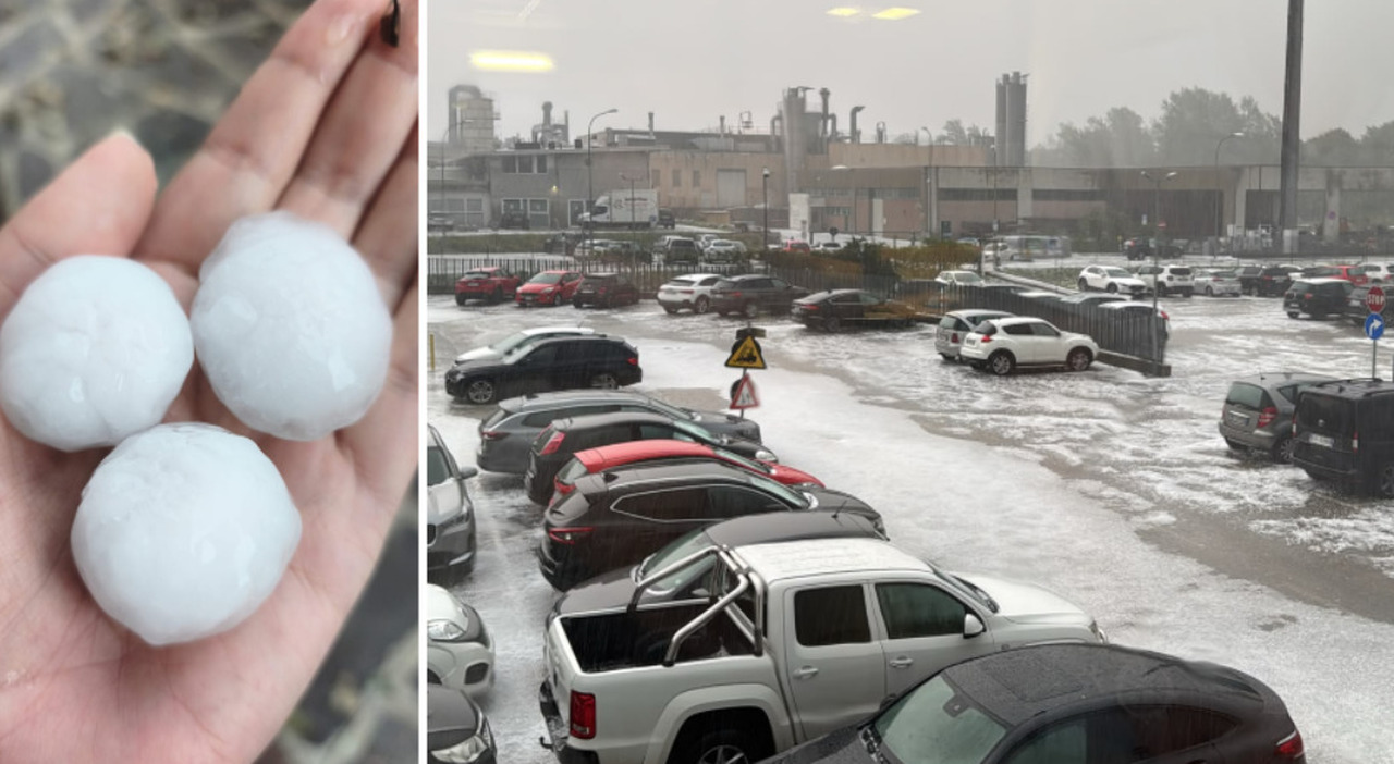 grandine grande come uova in polesine strade imbiancate a belluno e vicenza caduti 40 millimetri di acqua in un ora a longarone da Ilgazzettino.it grandine grande come uova in polesine strade imbiancate a belluno e vicenza caduti 40 millimetri di acqua in un ora a longarone