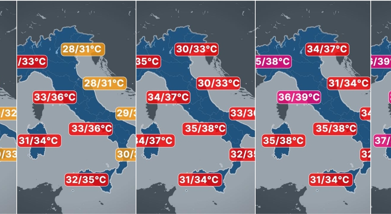 quarta ondata di caldo in arrivo ancora pi249 intensa temperature fino a 40 gradi ecco dove e quando la rimonta dell anticlone africano da Ilmessaggero.it quarta ondata di caldo in arrivo ancora pi249 intensa temperature fino a 40 gradi ecco dove e quando la rimonta dell anticlone africano