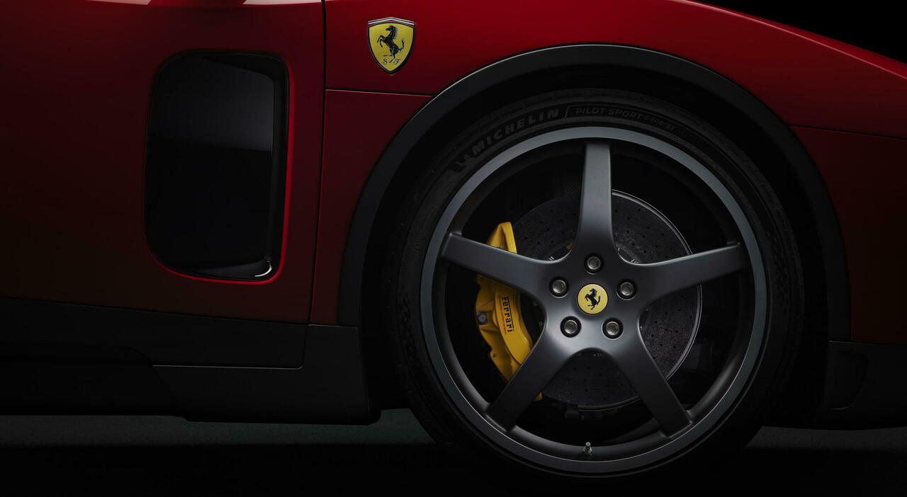 Un dettaglio della Ferrari Luce