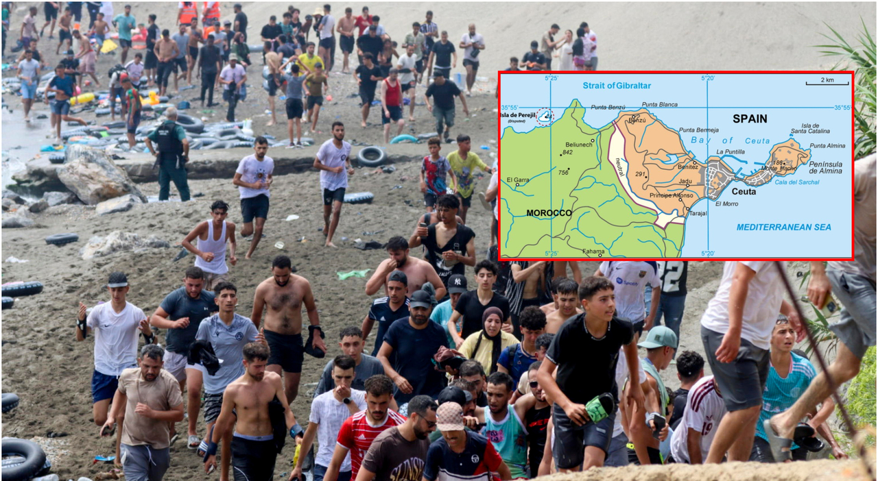 ceuta dove si trova e perch233 c 232 l emergenza migranti le cause della peggiore crisi dal 2021 da Ilmessaggero.it ceuta dove si trova e perch233 c 232 l emergenza migranti le cause della peggiore crisi dal 2021