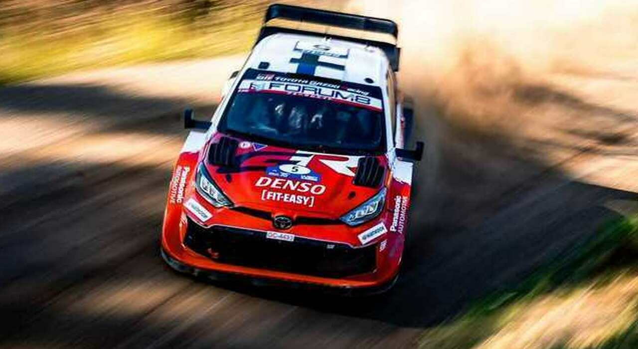 Una spettacolare manovra di Pajari, al suo secondo successo consecutivo nel Wrc