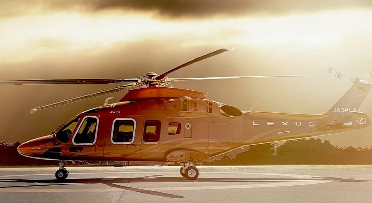 Lexus Flight, un servizio di trasporto in elicottero, gestito da Aero Toyota, che sar&agrave; disponibile dal 24 agosto 2026