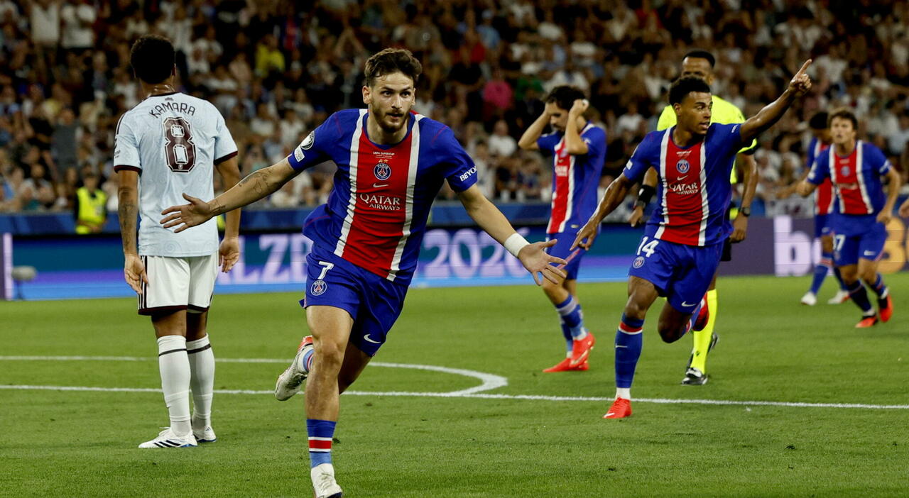 psg aston villa 2 1 pagelle kvaratskhelia 75 e dou233 7 regalano la supercoppa europea ai francesi da Ilmessaggero.it psg aston villa 2 1 pagelle kvaratskhelia 75 e dou233 7 regalano la supercoppa europea ai francesi