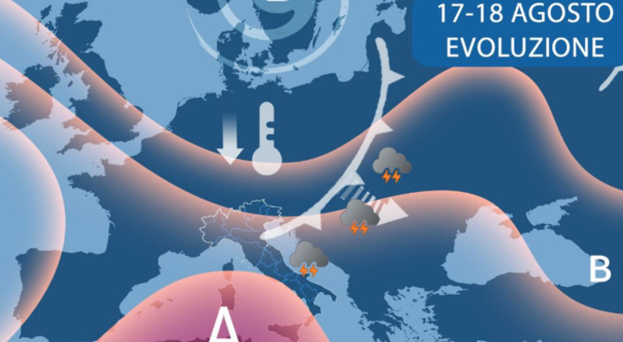 temporali e rovesci in arrivo allerta gialla in veneto e trentino alto adige per maltempo da Ilgazzettino.it temporali e rovesci in arrivo allerta gialla in veneto e trentino alto adige per maltempo