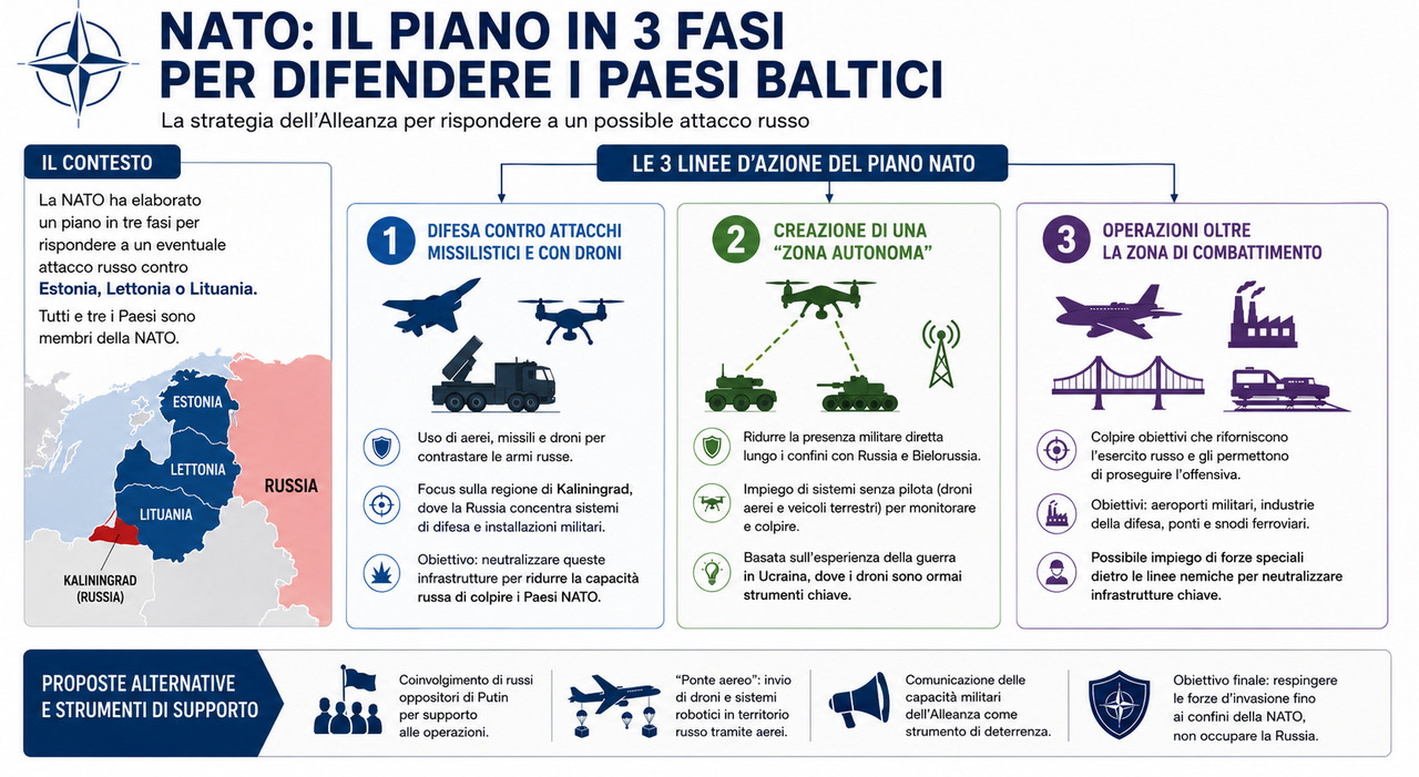 baltico la nato si prepara alla minaccia russa il piano in tre fasi per rispondere a un possibile attacco da Ilmessaggero.it baltico la nato si prepara alla minaccia russa il piano in tre fasi per rispondere a un possibile attacco