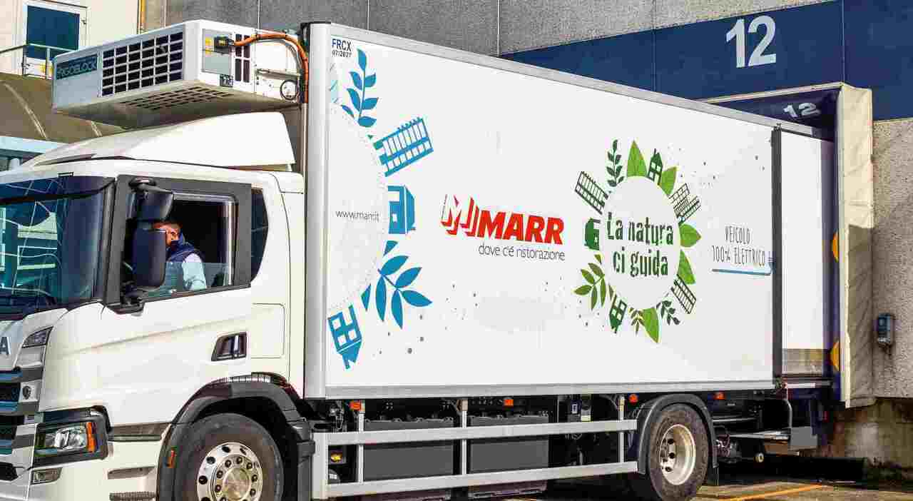 Un camion da trasporto