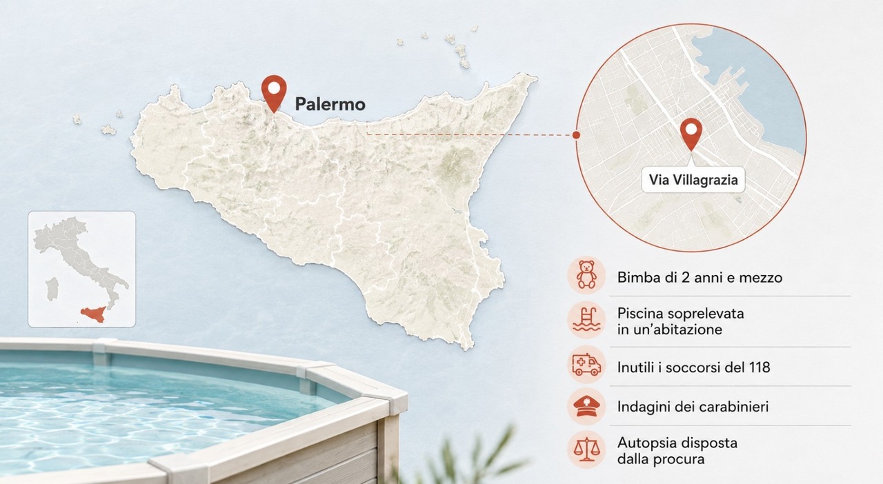 bimba di 2 anni annega nella piscina di una casa a palermo era insieme ai genitori e un altra famiglia da Ilmessaggero.it bimba di 2 anni annega nella piscina di una casa a palermo era insieme ai genitori e un altra famiglia