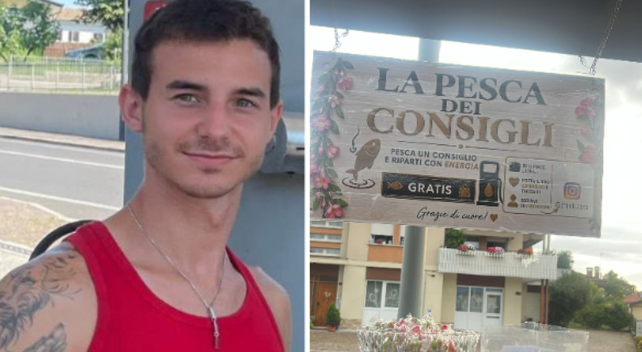 Un benzinaio di Pagnacco regala biglietti con consigli di vita ai clienti, che li cambiano