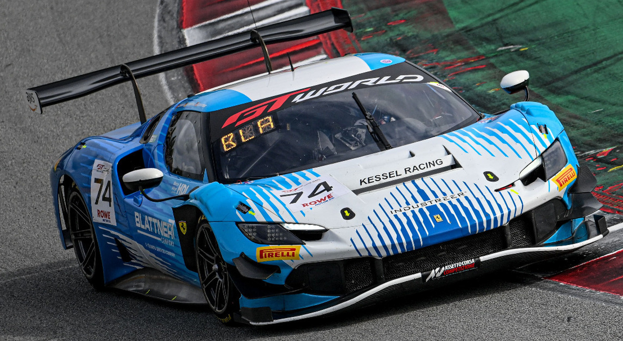 Ferrari 296 GT3 Evo di Kessel Racing vince il primo titolo nel GT World Challenge Europe