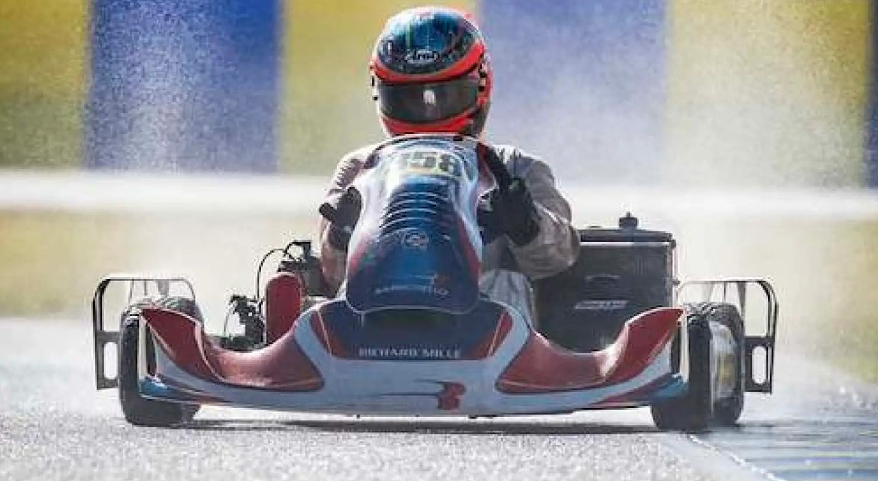 Rubens Barrichello sul kart