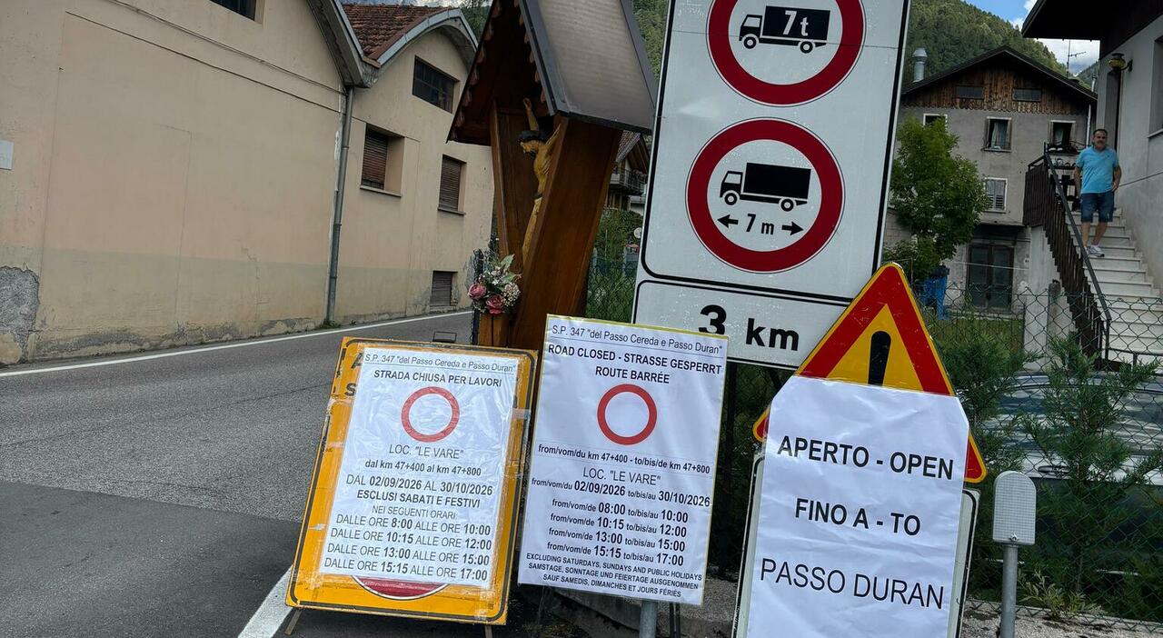 Chiusura del passo Duran per mesi, operatori economici lamentano danni gravi e mancanza di pianificazione