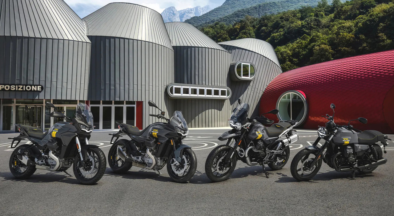 La 105th Anniversary sui modelli Stelvio, Stelvio PFF Rider Assistance Solution, V100 Mandello, V85 Strada e V7 Stone