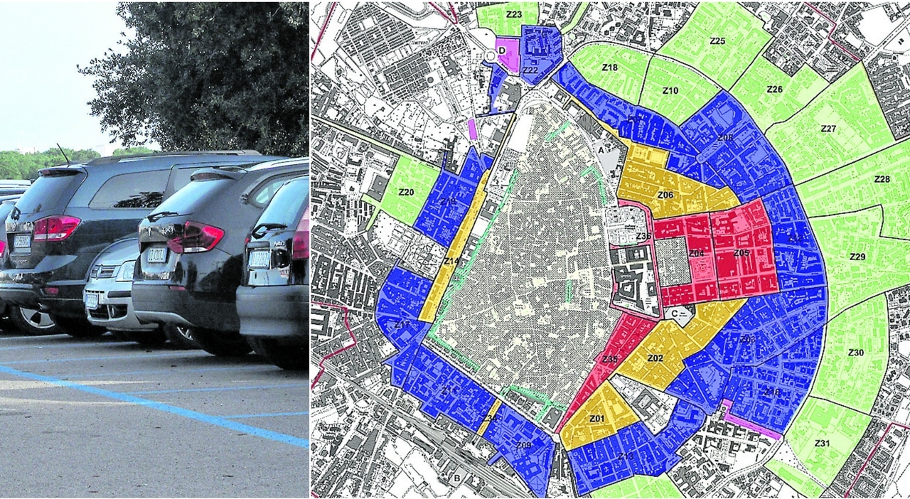 piano sosta lecce pi249 strisce blu aumenti per il parcheggio e nuove zone mappa e costi da Quotidianodipuglia.it piano sosta lecce pi249 strisce blu aumenti per il parcheggio e nuove zone mappa e costi