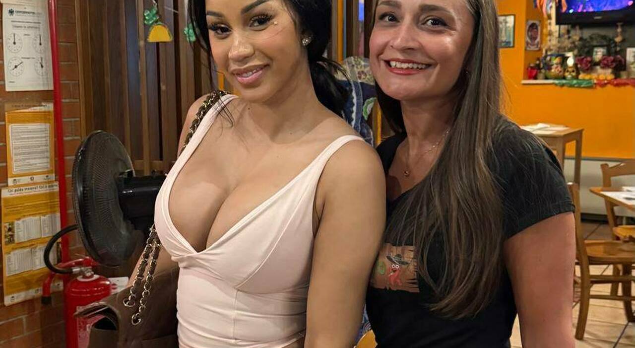 Cardi B e Okoye, a cena a Basaldella FOTO