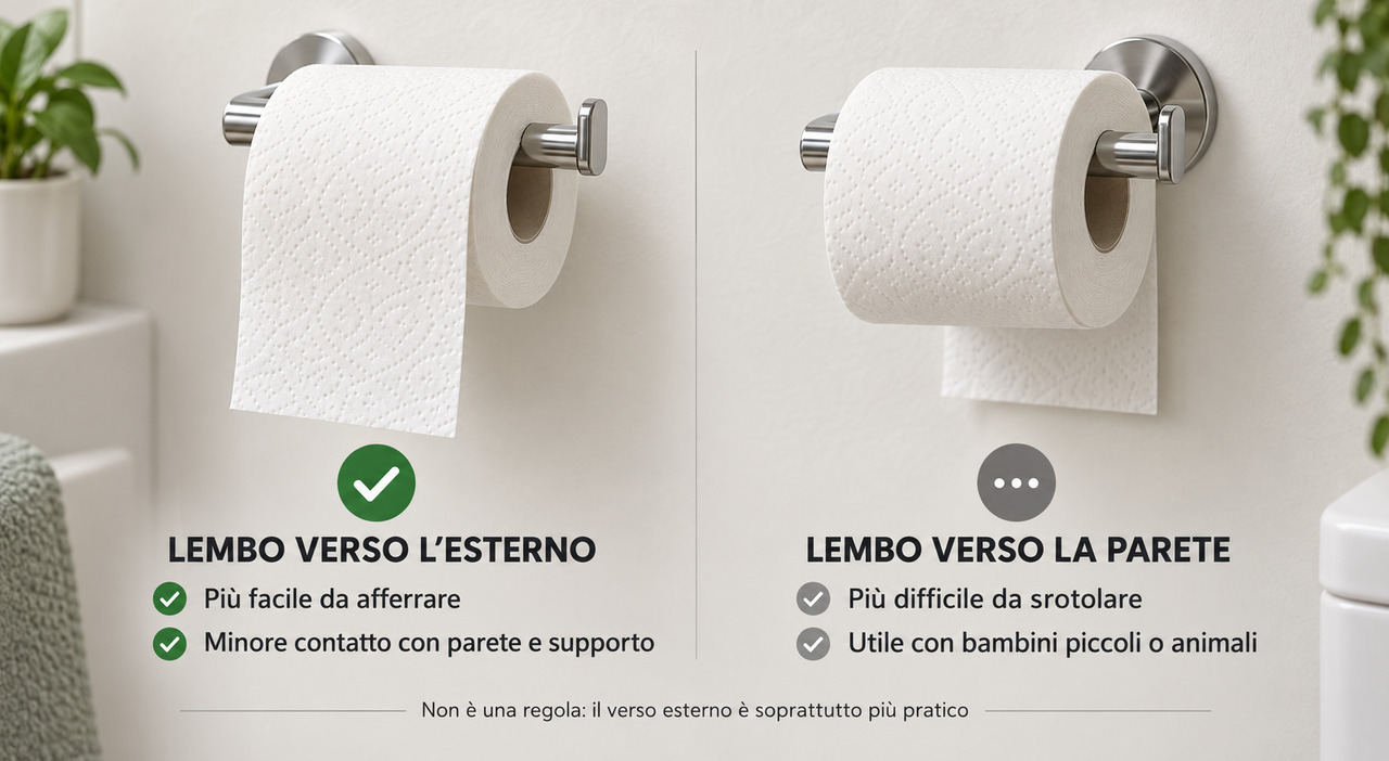 Carta igienica, quale è il verso giusto? Perché solo uno è consigliato (ma c'è la variabile del gatto)
