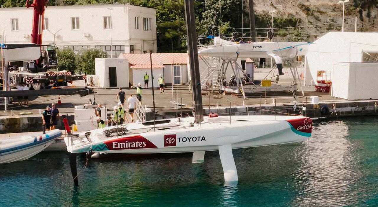 america s cup emirates team new zealand per la coppa le immagini degli ac40 a nisida da Ilmattino.it america s cup emirates team new zealand per la coppa le immagini degli ac40 a nisida