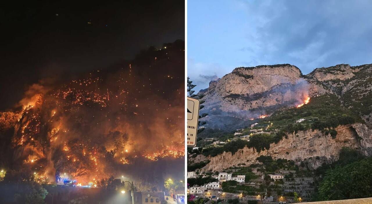 notte di paura in costiera amalfitana maxi rogo tra amalfi conca dei marini e agerola case a rischio da Ilmattino.it notte di paura in costiera amalfitana maxi rogo tra amalfi conca dei marini e agerola case a rischio