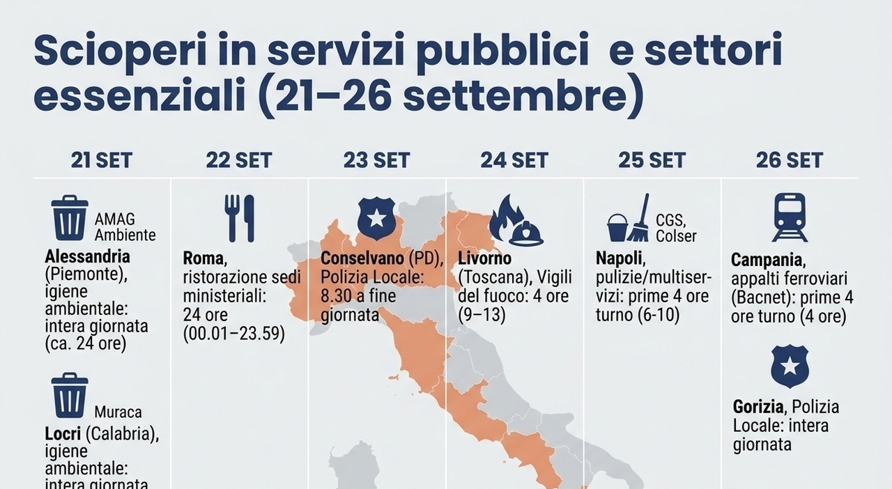scioperi settembre 2026 calendario e date treni bus aerei e servizi a rischio da Ilmessaggero.it scioperi settembre 2026 calendario e date treni bus aerei e servizi a rischio